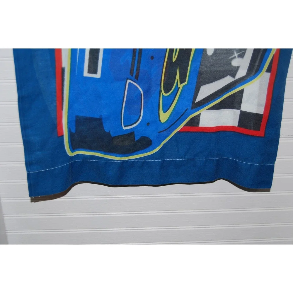 Vintage Nascar Pillowcase Standard size Dan River‎ Two-sided Race car pillow